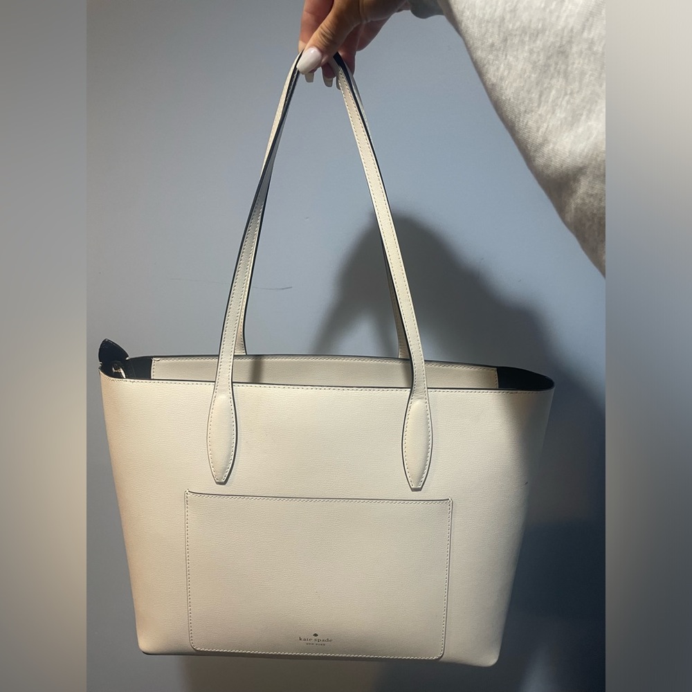 Kate Spade purse. Large, white. - Picture 2 of 2